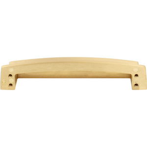 Jeffrey Alexander 141-128BG 128 mm Center Brushed Gold Square-to-Center Square Renzo Cabinet Cup Pull