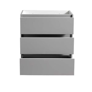 Fresca FCB9330HA Fresca Lazzaro 30" Glossy Ash Gray Free Standing Modern Bathroom Cabinet