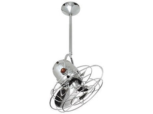 Matthews Fan BD-WH-MTL Bianca Direcional ceiling fan in Gloss White finish with metal blades.