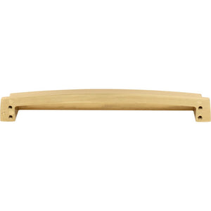 Jeffrey Alexander 141-192BG 192 mm Center Brushed Gold Square-to-Center Square Renzo Cabinet Cup Pull
