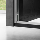 Essence 68''-72''W * 76''H Framed Shower Door in Brushed Nickel