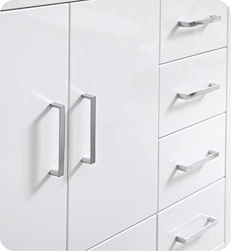 Fresca FCB9436WH-R Fresca Imperia 36" Glossy White Free Standing Modern Bathroom Cabinet - Right Version