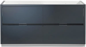 Fresca FCB8460GG Fresca Valencia 60" Dark Slate Gray Free Standing Single Sink Modern Bathroom Cabinet