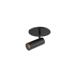Kuzco SF15601-BK DOWNEY 2" Single Slim Canopy SF Black 120V TRIAC/ELV LED 3000K 90CRI 4W