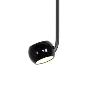 Kuzco PD46604-GBK FLUX 4" PD Gloss Black 120V Touch dimmer LED 3000K 90CRI 10W