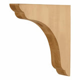 Hardware Resources COR46-4-CH 1-3/4" W x 10" D x 10-1/16" H Cherry Scalloped End Corbel