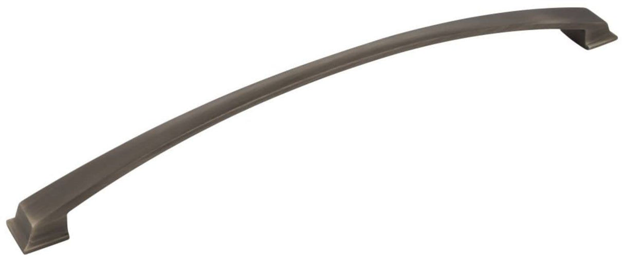 Jeffrey Alexander 944-305BNBDL 305 mm Center-to-Center Brushed Pewter Arched Roman Cabinet Pull