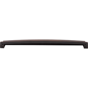 Jeffrey Alexander 141-305DBAC 305 mm Center Brushed Oil Rubbed Bronze Square-to-Center Square Renzo Cabinet Cup Pull