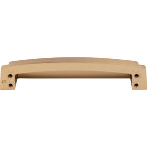 Jeffrey Alexander 141-128SBZ 128 mm Center Satin Bronze Square-to-Center Square Renzo Cabinet Cup Pull