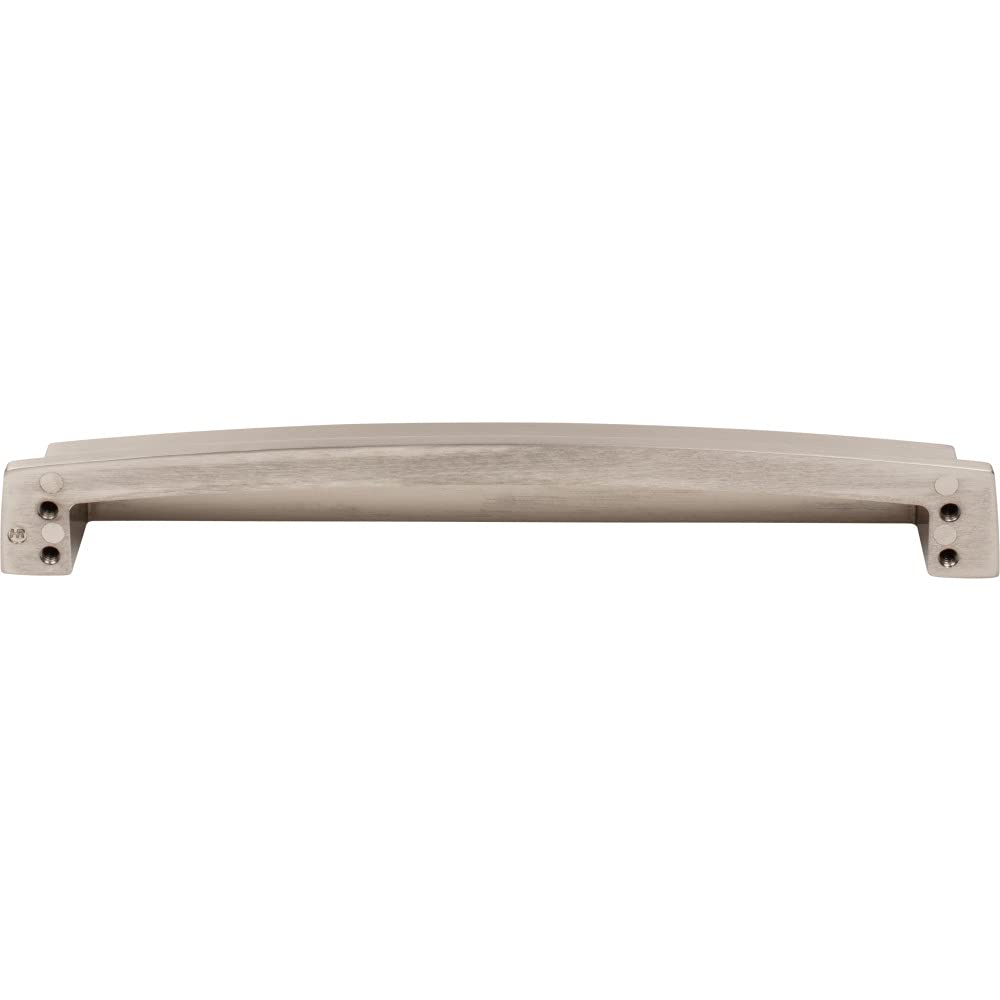 Jeffrey Alexander 141-192SN 192 mm Center Satin Nickel Square-to-Center Square Renzo Cabinet Cup Pull