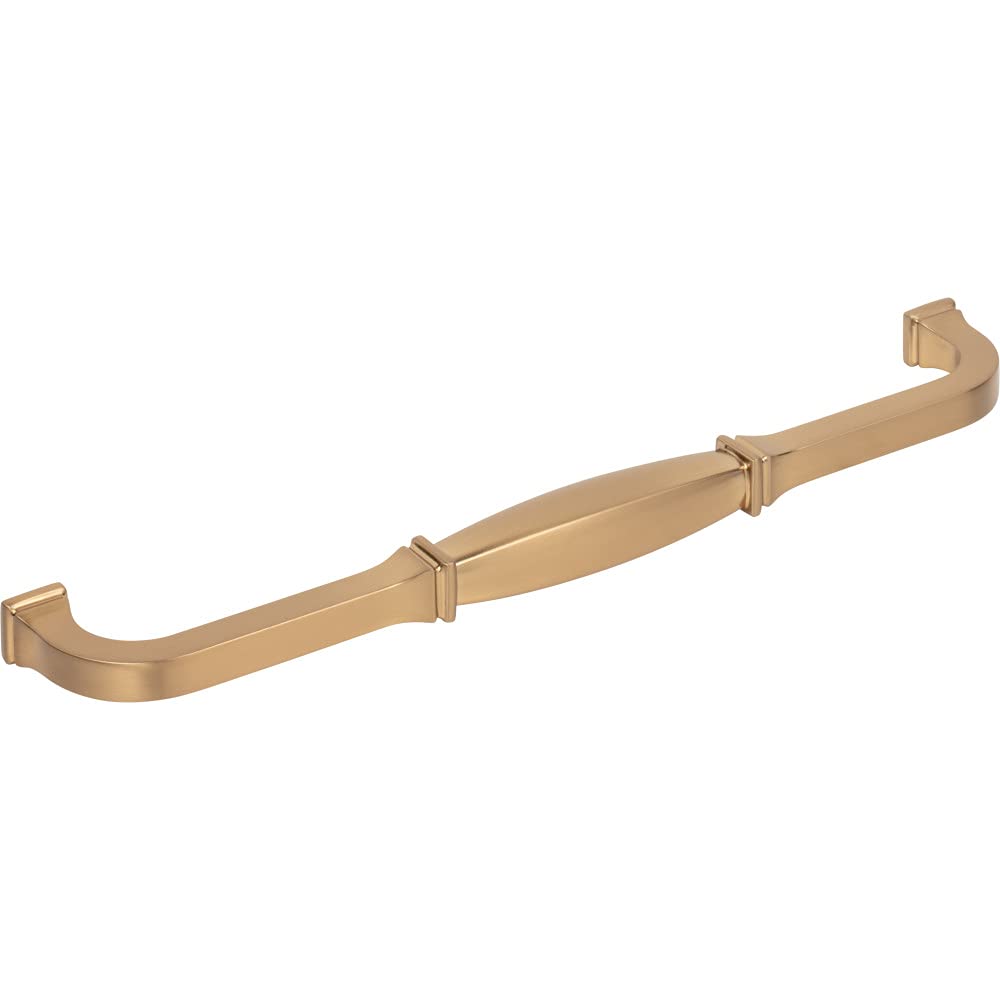Jeffrey Alexander 278-224SBZ 224 mm Center-to-Center Satin Bronze Audrey Cabinet Pull