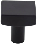 Jeffrey Alexander 845MB 1-1/8" Overall Length Matte Black Square Dominique Cabinet Knob