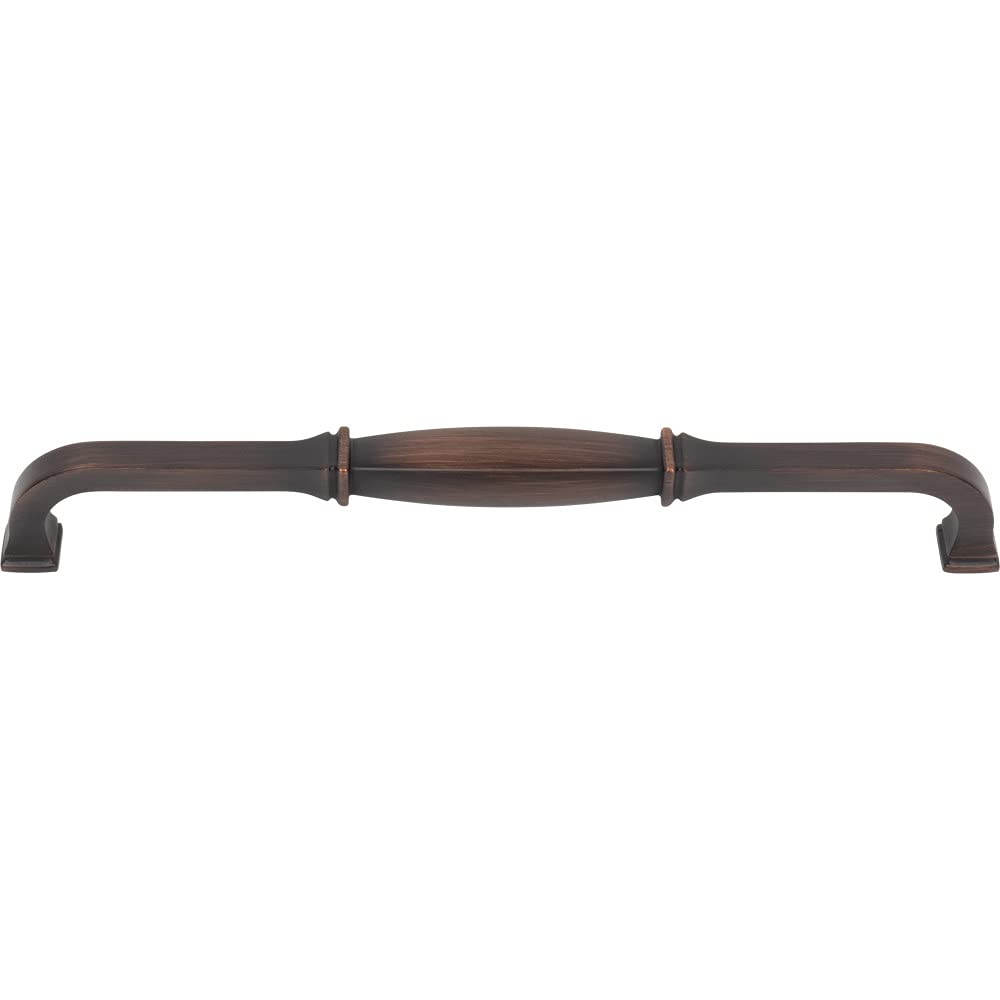 Jeffrey Alexander 278-224DBAC 224 mm Center-to-Center Brushed Oil Rubbed Bronze Audrey Cabinet Pull