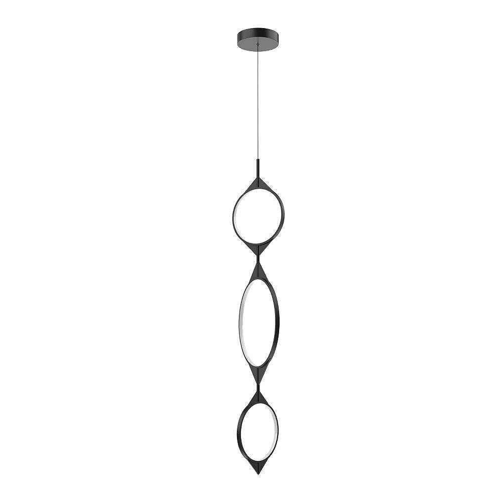Kuzco PD84353-BK SERIF 53" PENDANT BLACK 32W 120VAC WITH LED DRIVER 3000K 90CRI