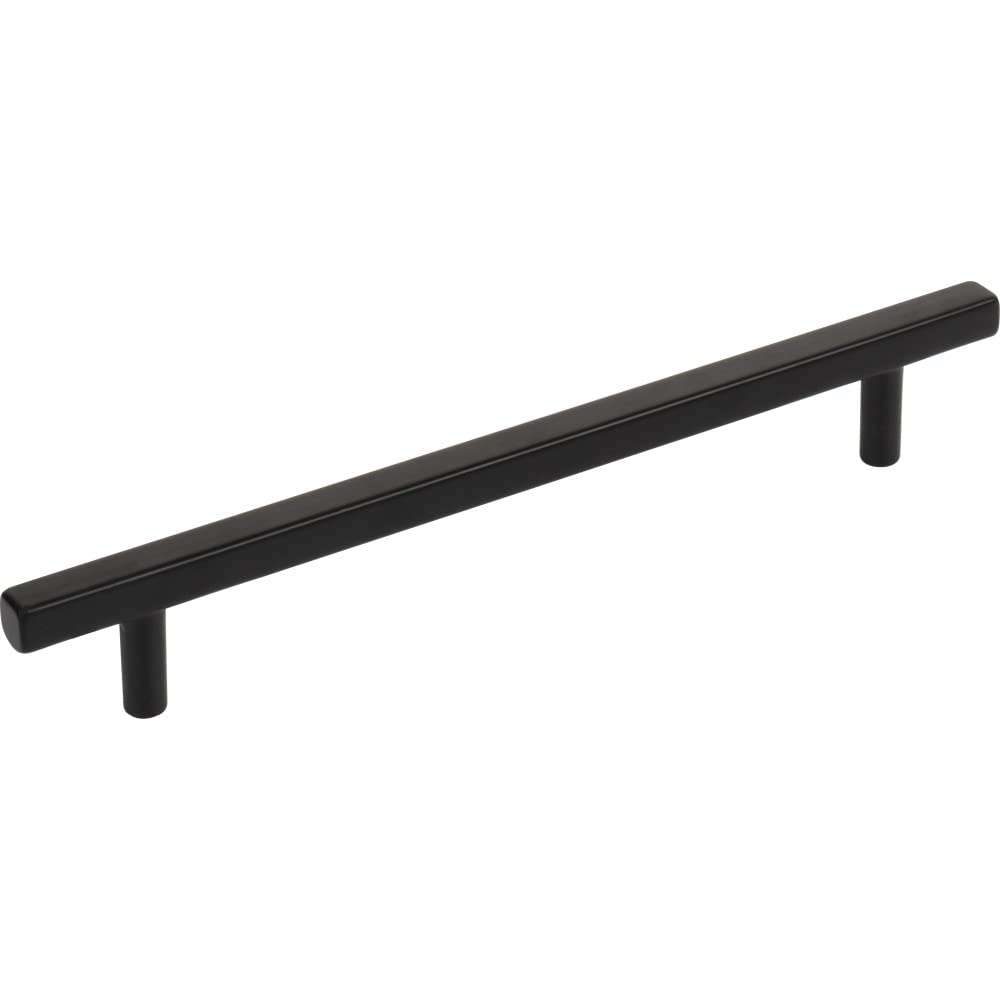 Jeffrey Alexander 845-160MB 160 mm Center-to-Center Matte Black Square Dominique Cabinet Bar Pull