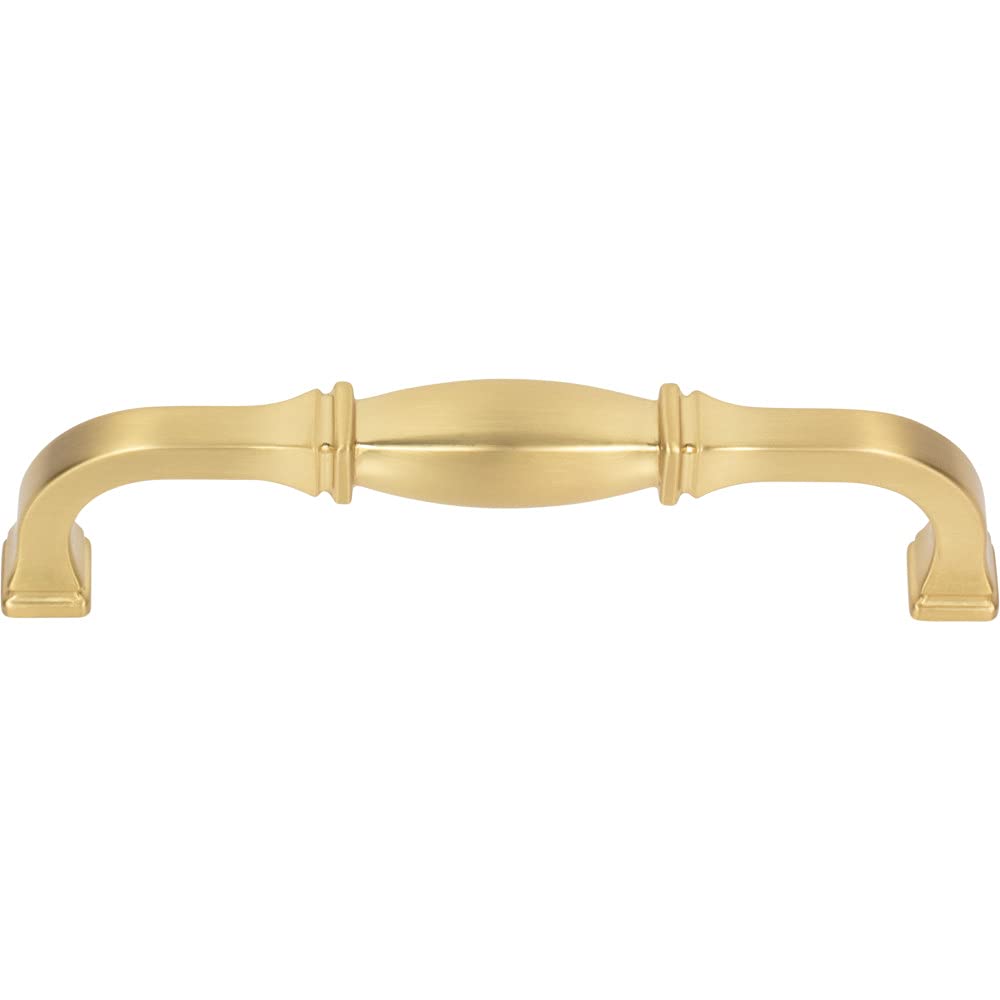Jeffrey Alexander 278-128BG 128 mm Center-to-Center Brushed Gold Audrey Cabinet Pull