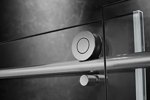 Elegant 60'' * 70'' Frameless Shower Door Hardware Finish in Brushed Nickel
