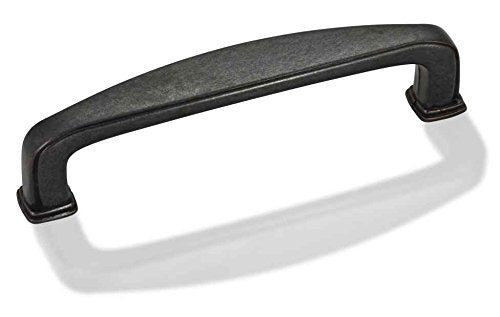 Jeffrey Alexander 1092DACM 96 mm Center-to-Center Gun Metal Square Milan 1 Cabinet Pull