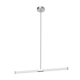 Kuzco LP18537-BN AKARI 37" LINEAR PENDANT BRUSHED NICKEL 16W 120VAC WITH LED DRIVER 3000K 90CRI