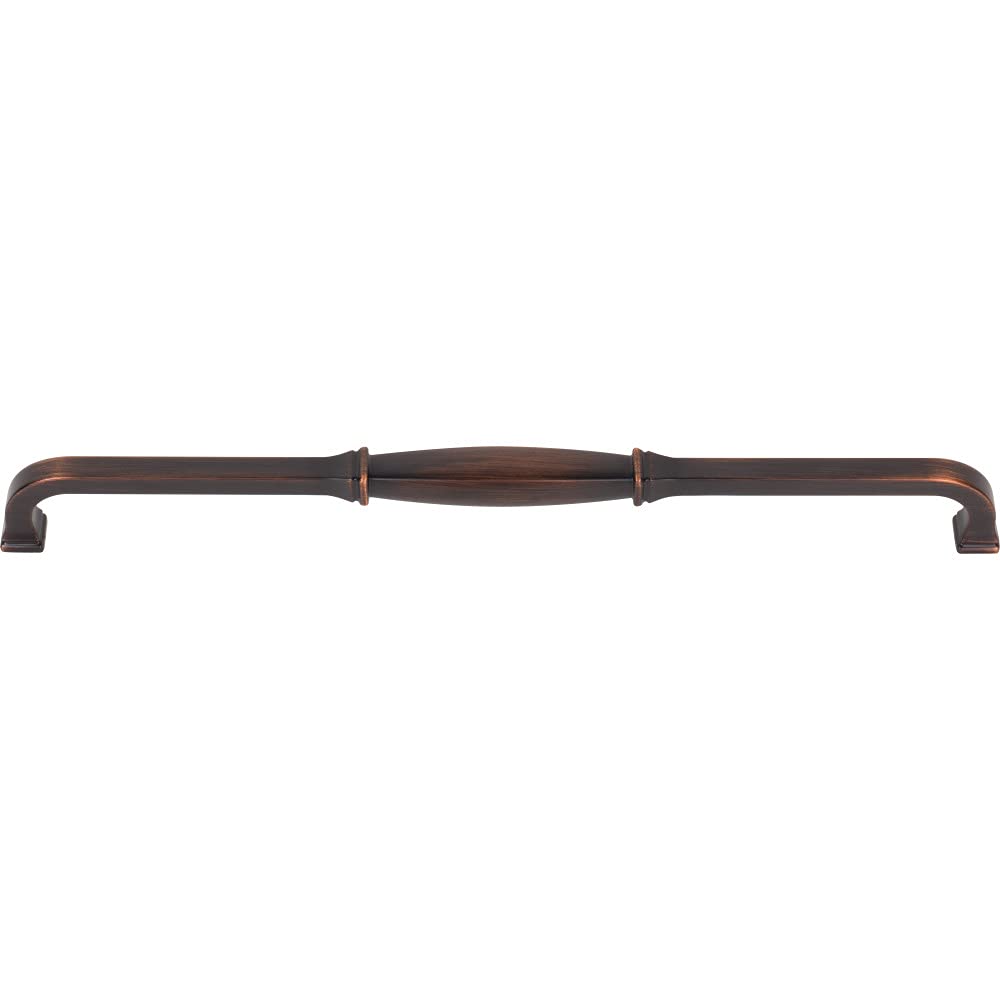Jeffrey Alexander 278-305DBAC 305 mm Center-to-Center Brushed Oil Rubbed Bronze Audrey Cabinet Pull