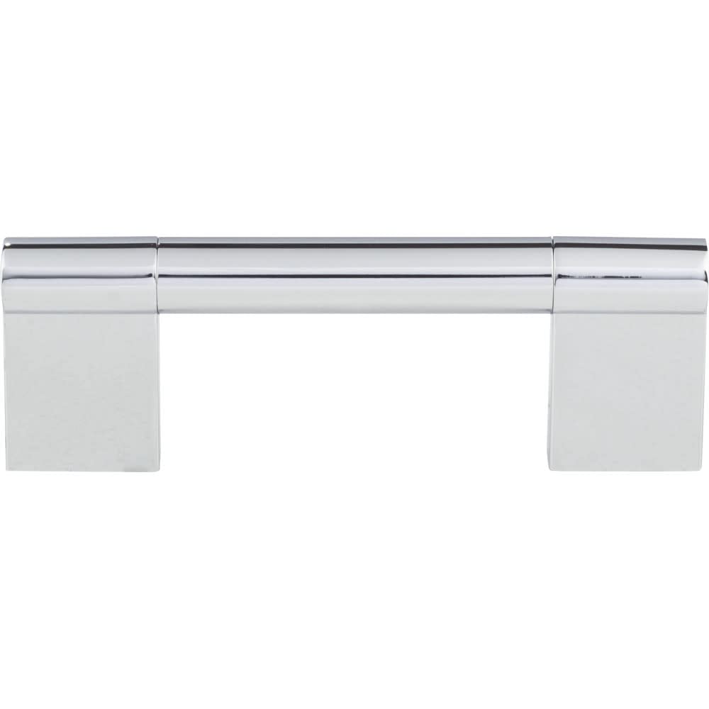 Elements 645-96MB 96 mm Center-to-Center Matte Black Knox Cabinet Bar Pull