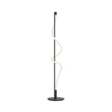 Kuzco FL95360-BK CURSIVE 12" FL Black 120V Touch dimmer LED 3000K 90CRI 20W