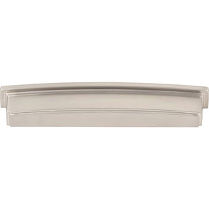 Jeffrey Alexander 141-160SN 160 mm Center Satin Nickel Square-to-Center Square Renzo Cabinet Cup Pull