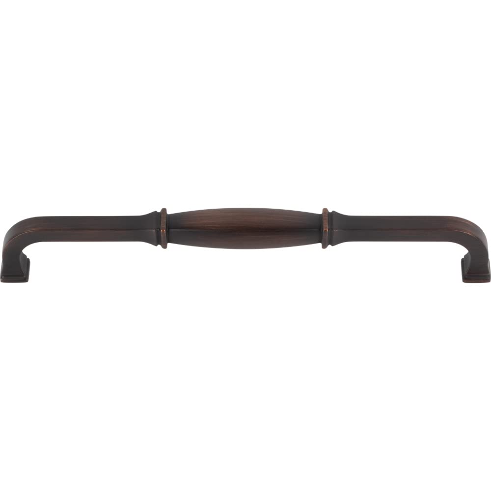 Jeffrey Alexander 278-224DBAC 224 mm Center-to-Center Brushed Oil Rubbed Bronze Audrey Cabinet Pull