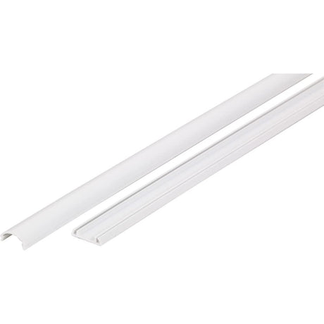 Task Lighting T-WM-90-WT Plastic Wire Manager with Adhesive Backing, 90" White