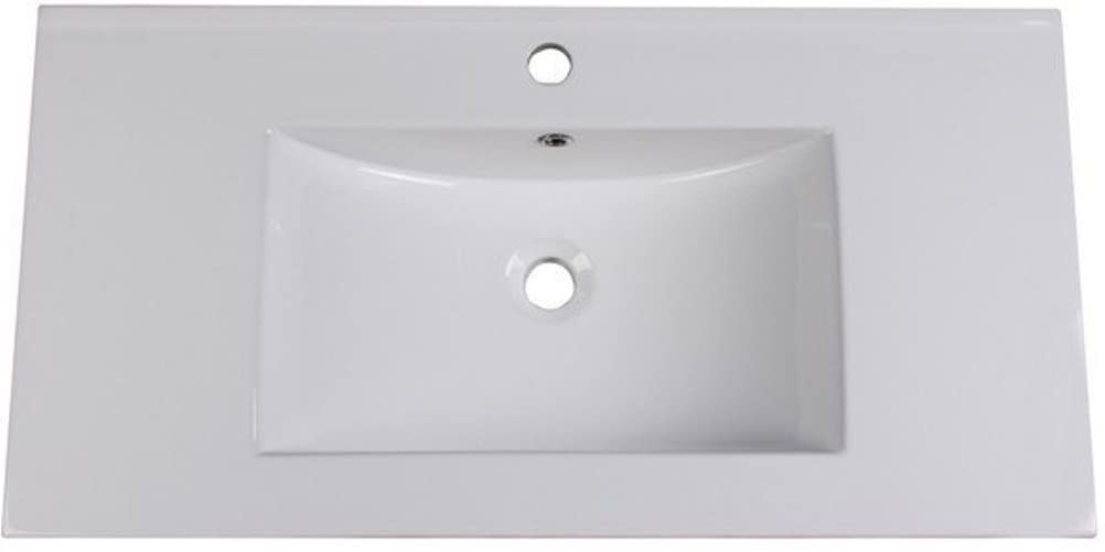 Fresca FVS8136WH Fresca Allier 36" White Integrated Sink / Countertop