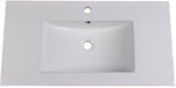 Fresca FVS8136WH Fresca Allier 36" White Integrated Sink / Countertop