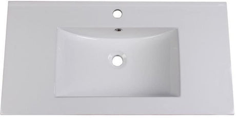 Fresca FVS8136WH Fresca Allier 36" White Integrated Sink / Countertop