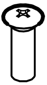 Price Pfister 971-703 Chrome / None Screw, #10 Spray Head 971-703 971-7030