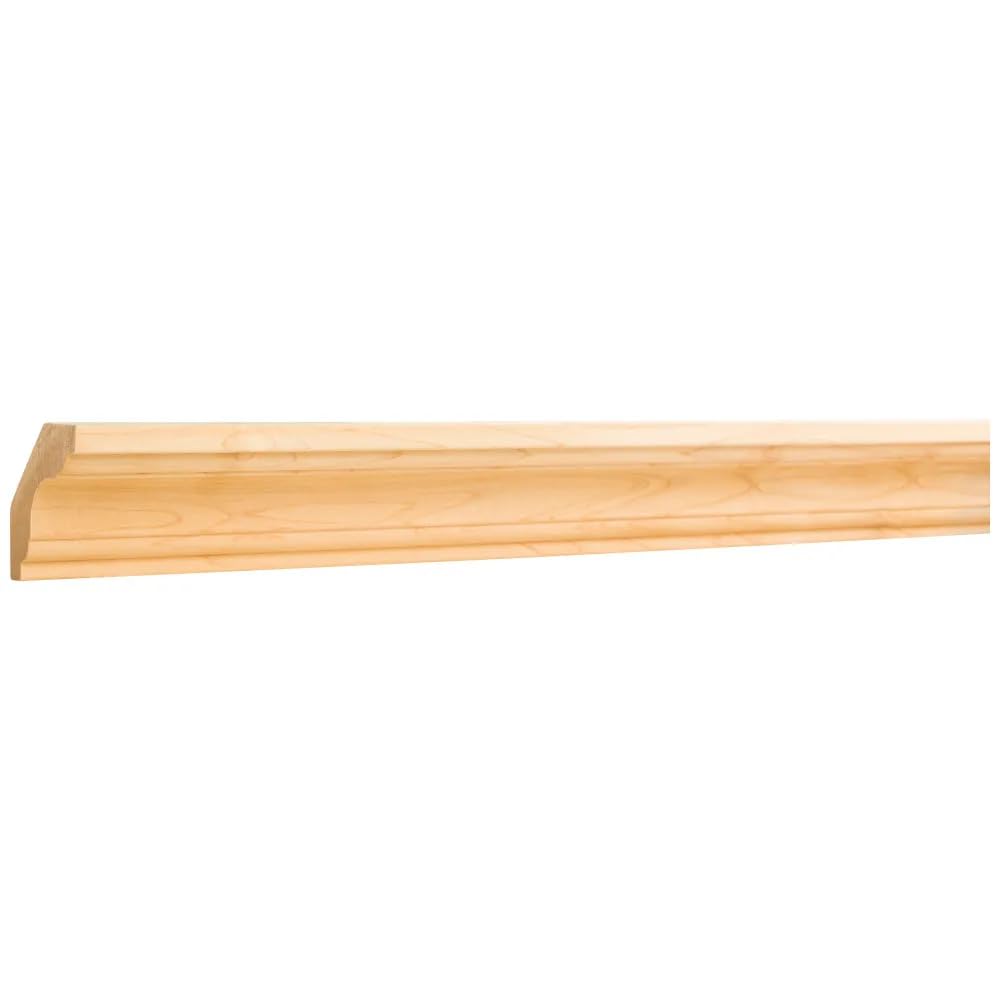 Hardware Resources MC8HMP 3/4" D x 2-1/2" H Hard Maple Ogee Cove Crown Moulding