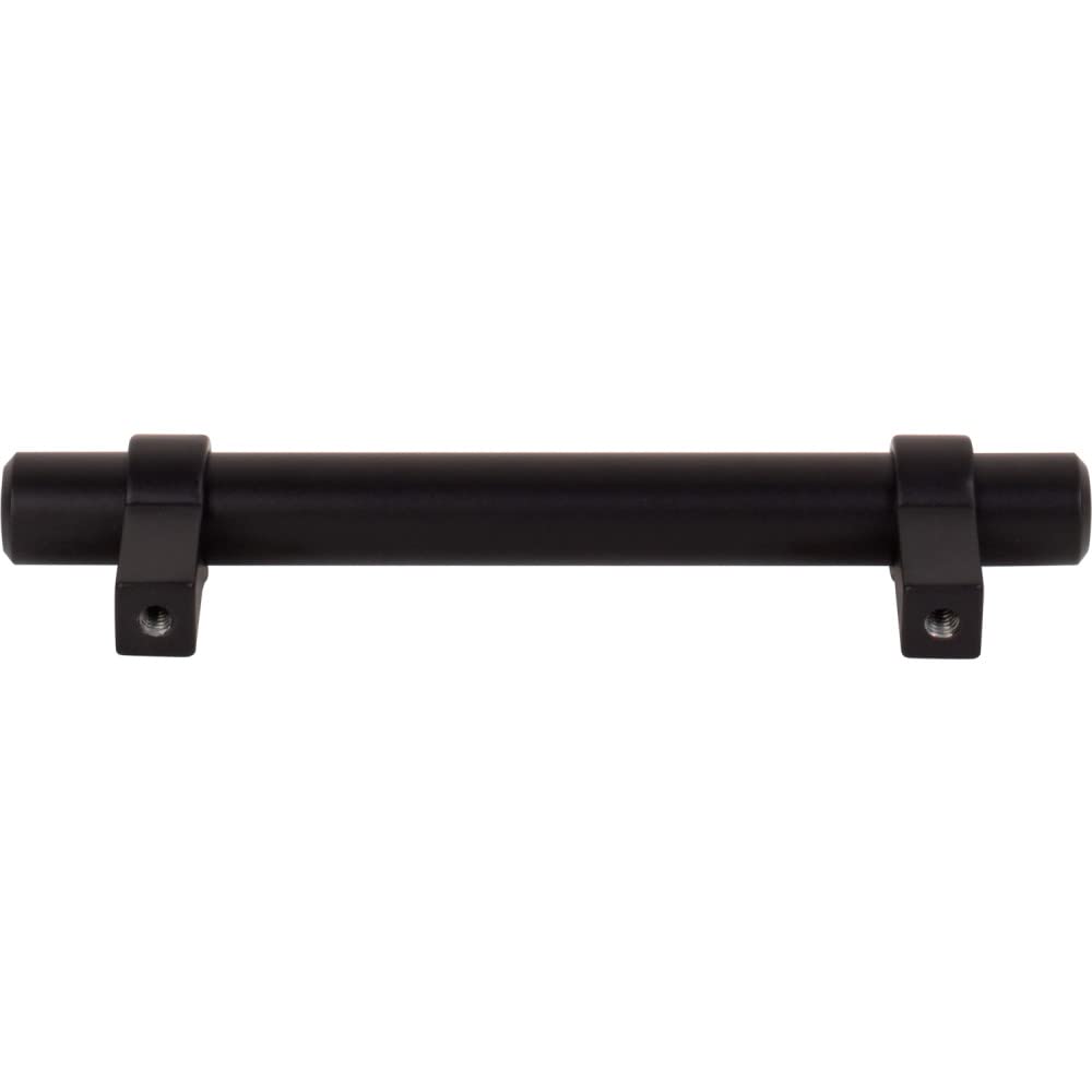 Jeffrey Alexander 596MB 96 mm Center-to-Center Matte Black Key Grande Cabinet Bar Pull