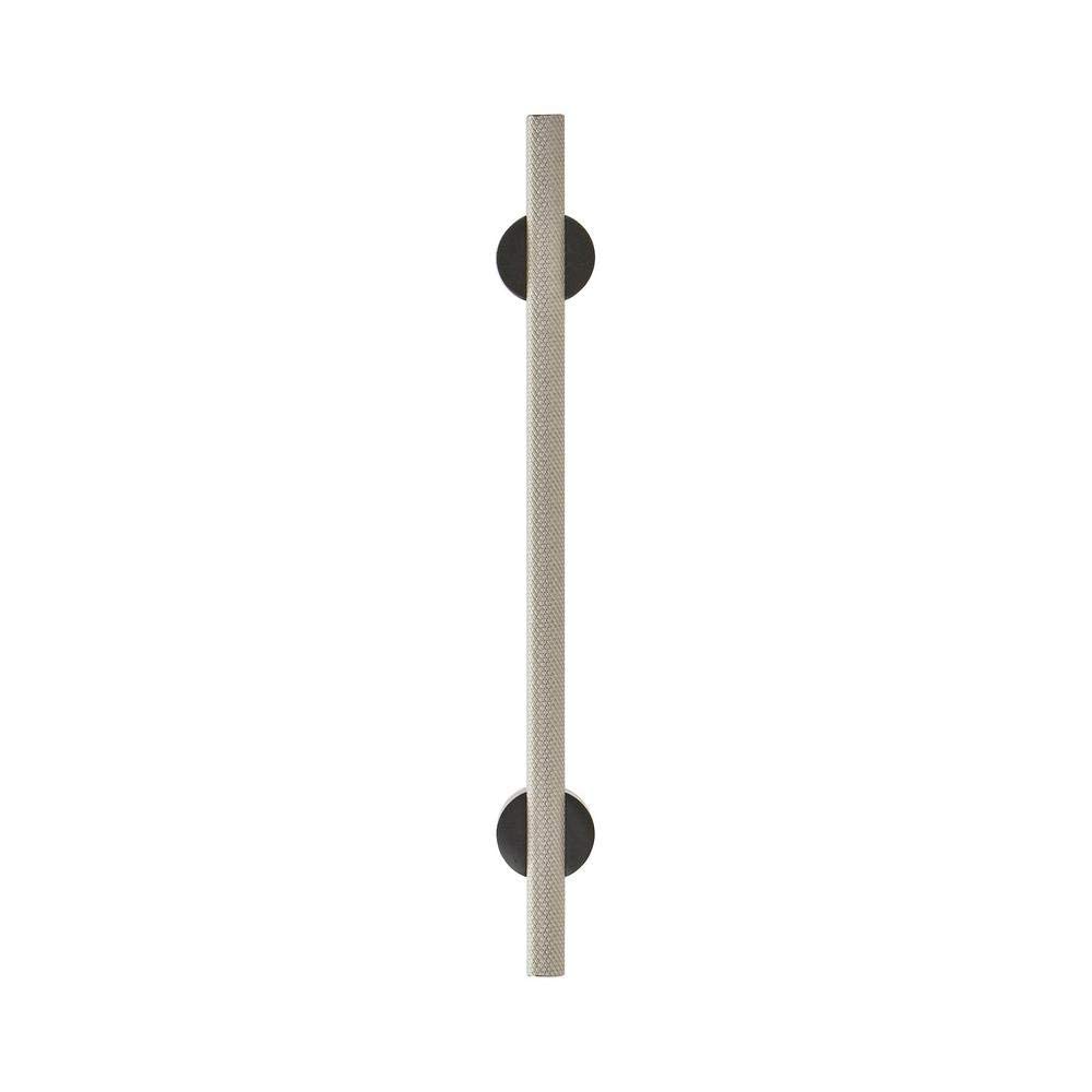 Amerock Cabinet Pull Matte Black/Silver Champagne 6-5/16 inch (160 mm) Center to Center Transcendent 1 Pack Drawer Pull Drawer Handle Cabinet Hardware