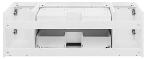 Fresca FCB6148RBL-VSL Fresca Lucera 48" Royal Blue Wall Hung Vessel Sink Modern Bathroom Cabinet