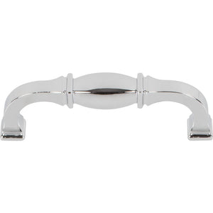 Jeffrey Alexander 278-96PC 96 mm Center-to-Center Polished Chrome Audrey Cabinet Pull