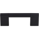 Elements 645-96MB 96 mm Center-to-Center Matte Black Knox Cabinet Bar Pull