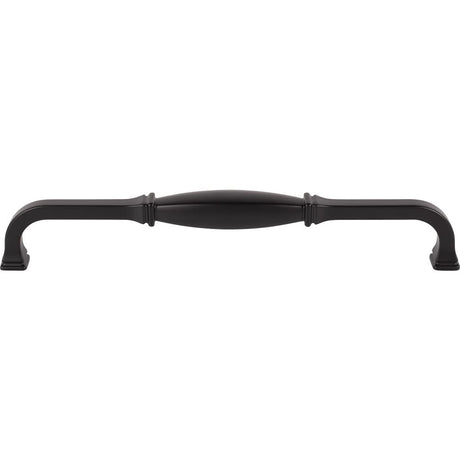 Jeffrey Alexander 278-12MB 12" Center-to-Center Matte Black Audrey Appliance Handle