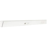 Task Lighting TRU72-4WD-P-WT 72" TR USB Series Angle Power Strip with USB, White Finish, White Receptacles