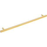 Jeffrey Alexander 845-305BG 305 mm Center-to-Center Brushed Gold Square Dominique Cabinet Bar Pull