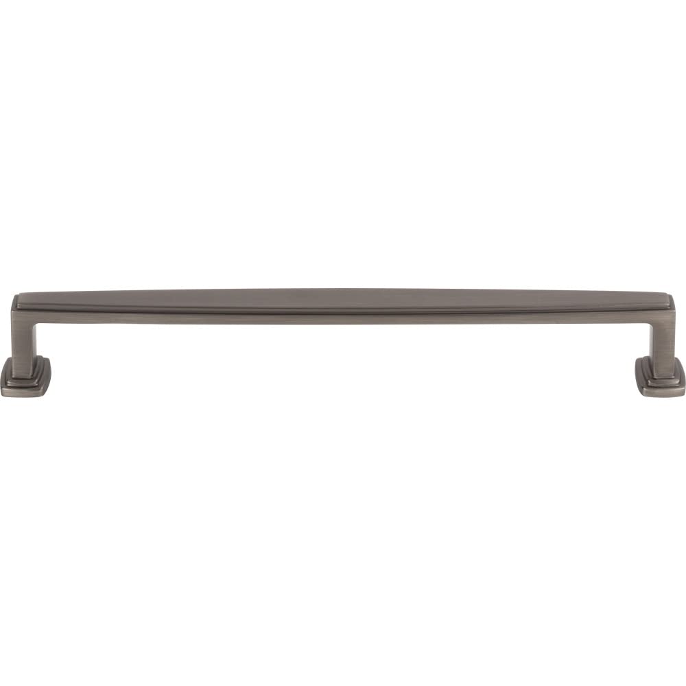 Jeffrey Alexander 171-192BNBDL 192 mm Center-to-Center Brushed Pewter Richard Cabinet Pull