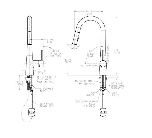 Chicago Faucets 434-ABCP Faucet-spouts-and-Kits, Polished Chrome