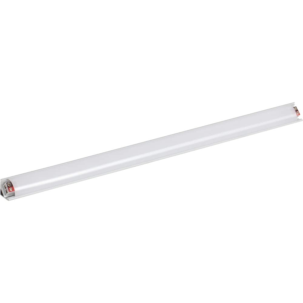 Task Lighting LR1P324V18-03W4 14-1/2" 116 Lumens 24-volt Accent Output Linear Fixture, Fits 18" Wall Cabinet, 3 Watts, Angled 003 Profile, Single-white, Cool White 4000K