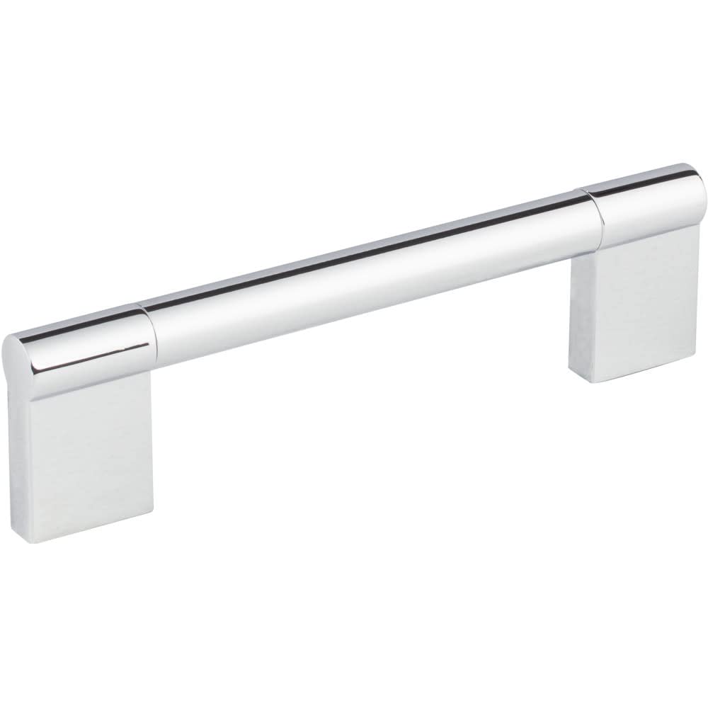 Elements 645-128PC 128 mm Center-to-Center Polished Chrome Knox Cabinet Bar Pull