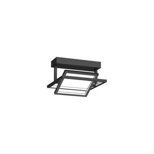 Kuzco SF16312-BK MONDRIAN 12" SEMI FLUSH BLACK 33W 120VAC WITH LED DRIVER 3000K 90CRI