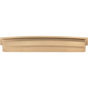 Jeffrey Alexander 141-192SBZ 192 mm Center Satin Bronze Square-to-Center Square Renzo Cabinet Cup Pull
