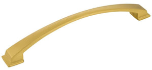 Jeffrey Alexander 944-192BG 192 mm Center-to-Center Brushed Gold Arched Roman Cabinet Pull