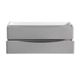 Fresca FCB9048WH-D Fresca Tuscany 48" Glossy White Wall Hung Double Sink Modern Bathroom Cabinet